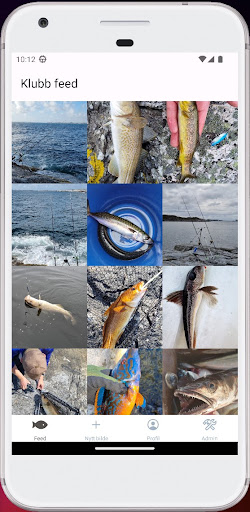 Android application Alver Havfiskeklubb screenshort