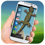 Lizard on Phone 3D Funny Joke  -  Scary Gecko Prank icon