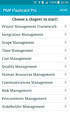 PMP Flashcards Pro - Screenshot 1
