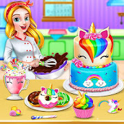 Unicorn Food Bakery Mania: Baking Games