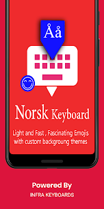 Norwegian English Keyboard : Infra Keyboard 1