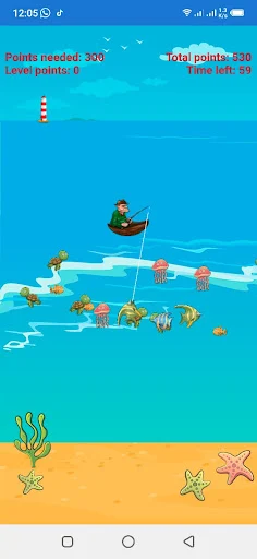 Fishingman game - Screenshot 2