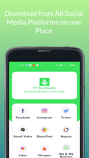 Android application SV Downloader screenshort