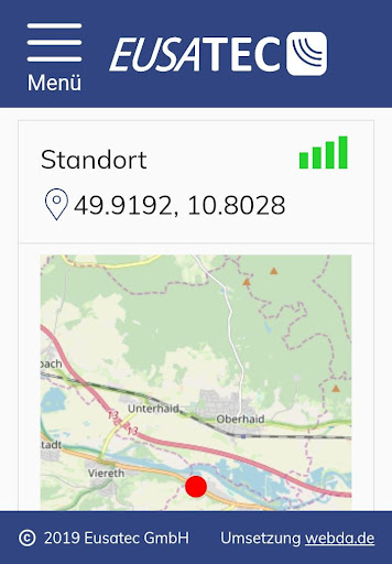 Android application EUSATEC IoT Portal App screenshort
