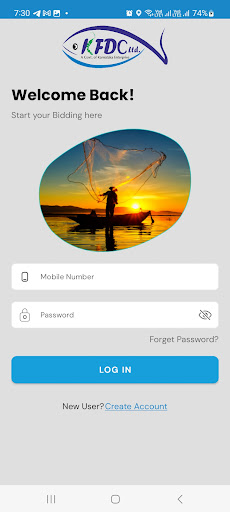 Android application KFDC Vendor App screenshort