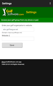 Golf Software app by GolfSoftware.com