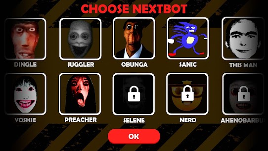 Nextbots MOD APK :Obunga Chase Rooms (Unlimited Money) Download 1