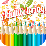 Adult Coloring Drawing Book icon