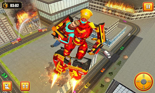 Firefighter Robot Rescue Hero Screen 2