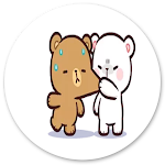 Cover Image of Download Animated Milk Mocha Sticker for WAStickerApps 1.0 APK