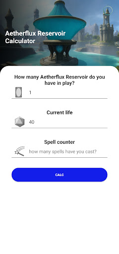 Android application Aetherflux Calculator screenshort
