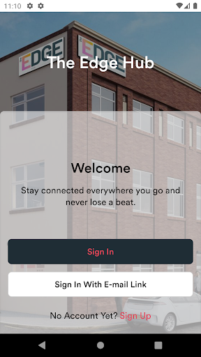 Android application The Edge Hub screenshort