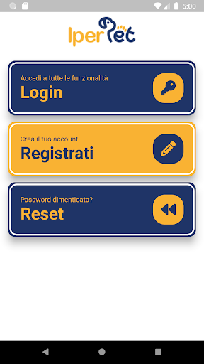 Android application Iper Pet screenshort