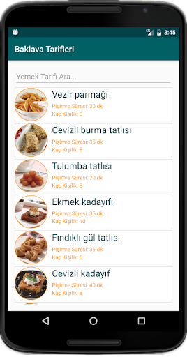 İnternetsiz Baklava Tarifleri Screenshot 2 - AppWisp.com