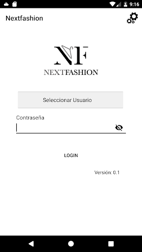 Android application NextFashion screenshort