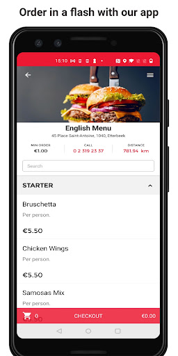 Android application Capsico screenshort