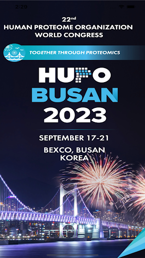 Android application HUPO 2023 screenshort