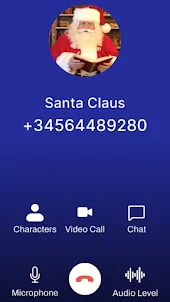 Santa Claus call and chat you