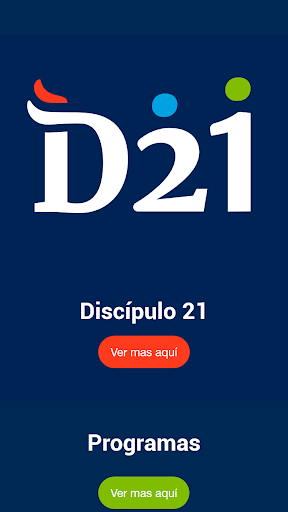 Android application Discipulo 21 screenshort
