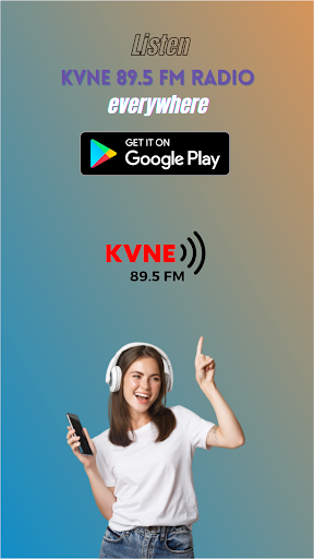 Android application KVNE 89.5 Tyler radio FM screenshort