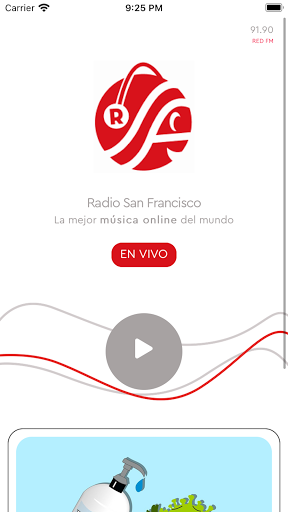 Android application Radio San Francisco screenshort