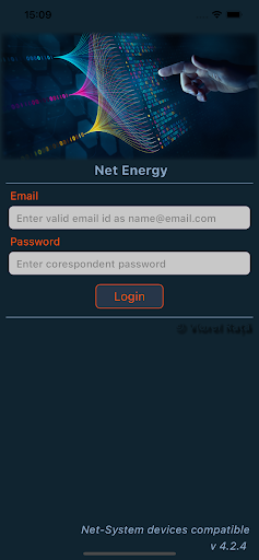 Android application Net Energy screenshort