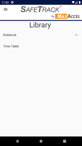 SafeTrack Mobile Screen 3