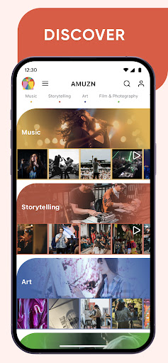 Android application AMUZN - Creative Talent screenshort