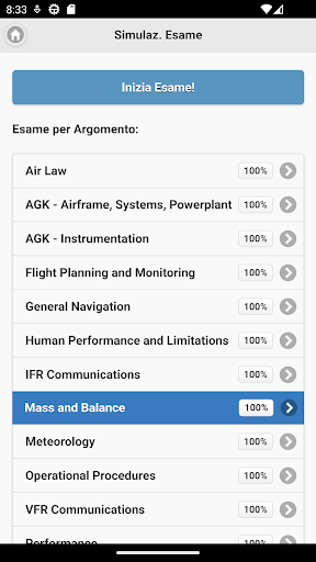 Quiz ATPL (Italiano) Screen 2