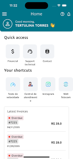 NWI Cliente Screenshot