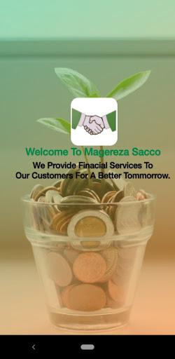 Android application MAGPESA (Magereza Sacco App) screenshort