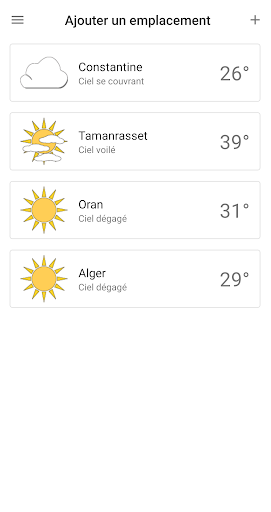 Meteo Algerie ONM Screen 3