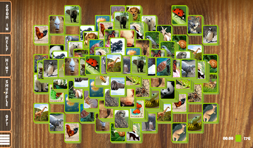 Mahjong Animal Tiles: Solitaire with Fauna Pics apkpoly screenshots 15