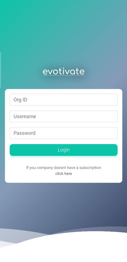 Android application Evotivate screenshort