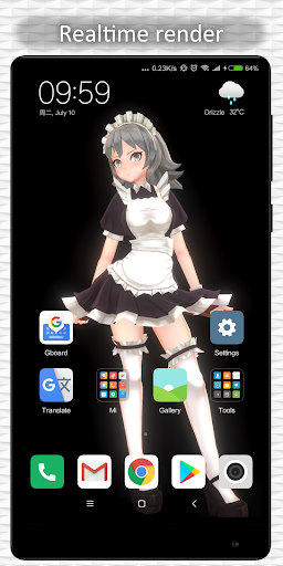 Download Naoko - 3D Anime Live Wallpaper for Android - Naoko - 3D Anime  Live Wallpaper APK Download 