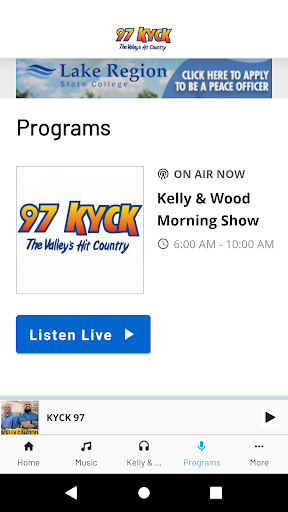 97 KYCK-FM Screen 3