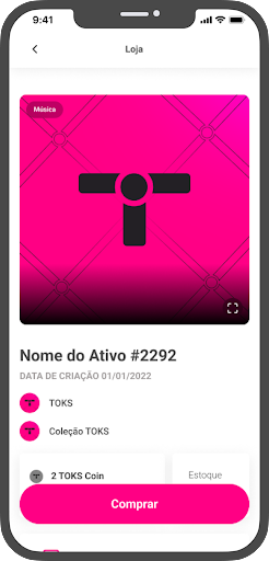 Android application TOKS screenshort
