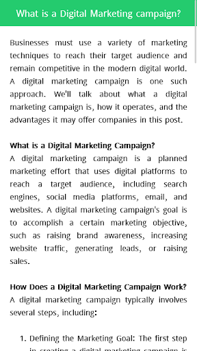 Digital Marketing