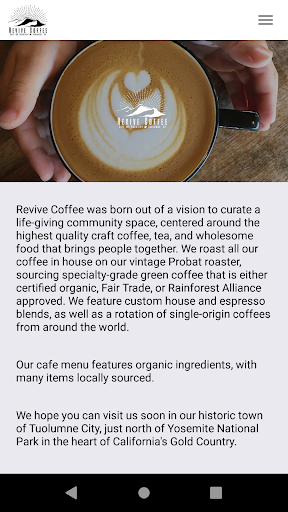 Revive Coffee Screen 3