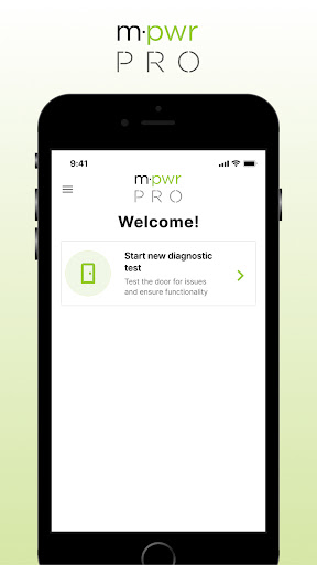 Android application Masonite M-Pwr Pro screenshort