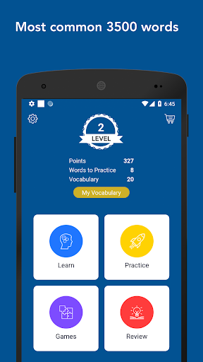 Android application Tobo: Learn Swedish Vocabulary screenshort