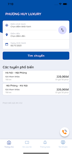 Android application PHƯƠNG HUY LUXURY screenshort