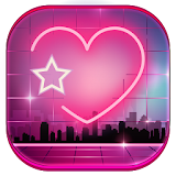 Pink Shiny Neon Tech Theme icon