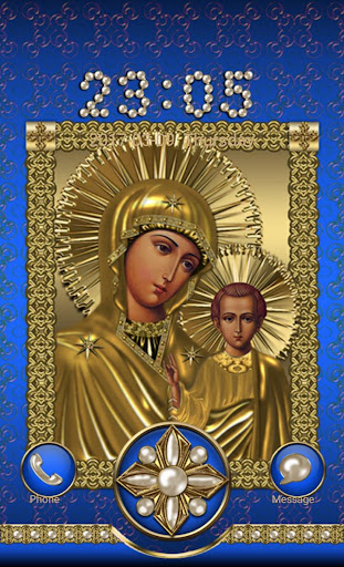 Android application Virgin Mary Blue Go Locker The screenshort