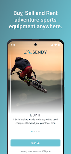 Android application SENDY screenshort