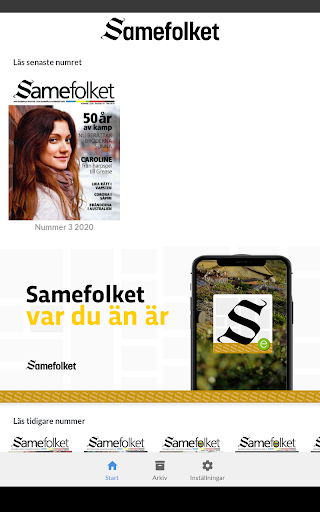 Samefolkets e-tidning Screen 3