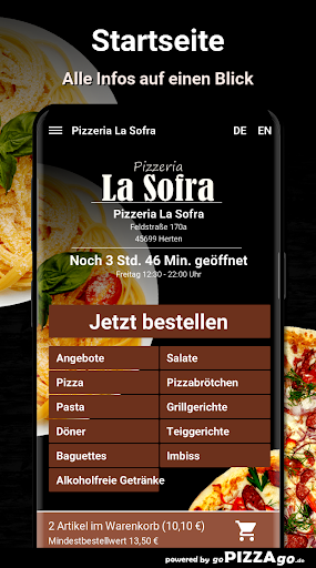 Pizzeria La Sofra Herten Screen 2