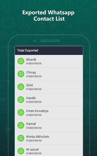 Export Contacts For WhatsApp 3.4 APK screenshots 8