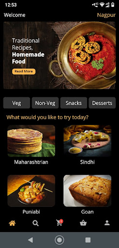 Android application Nativ Chefs screenshort