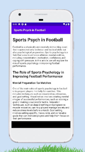 Sports Psych in Football